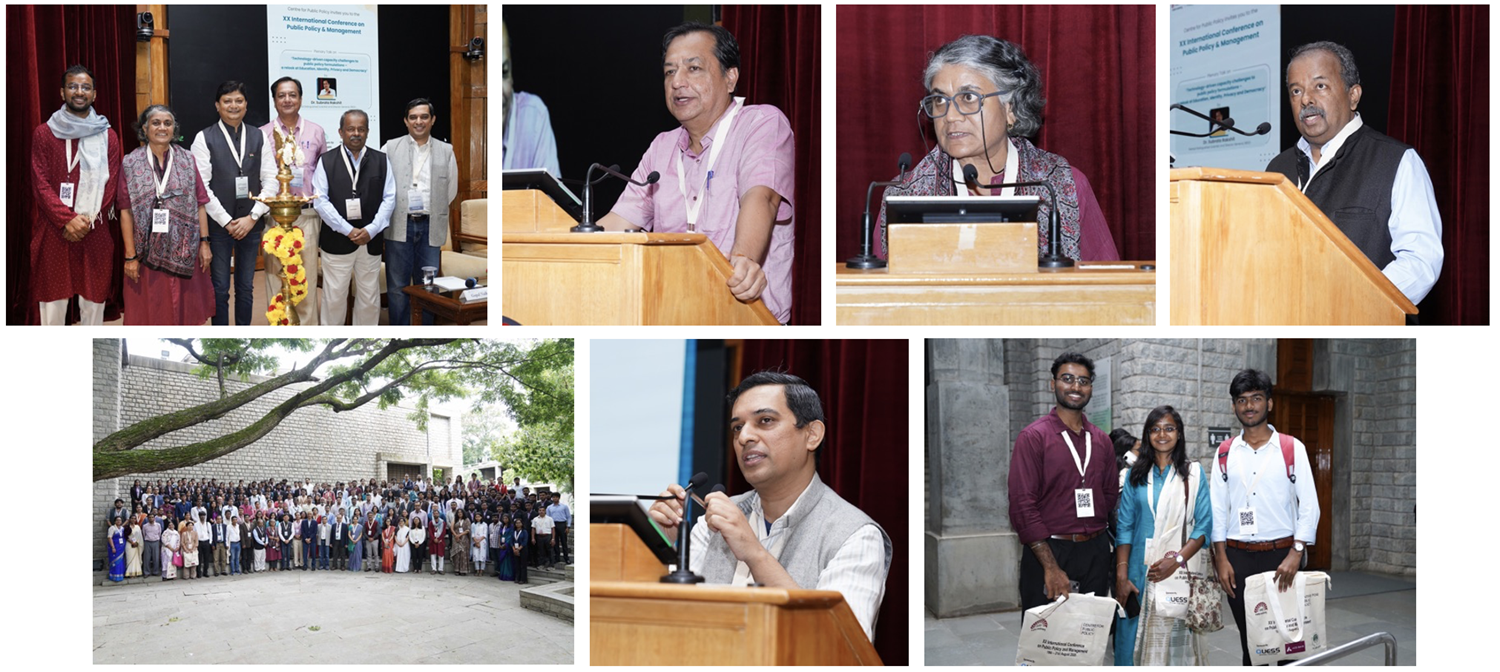 The Centre for Public Policy at IIMB hosted the XX International Conference on Public Policy & Management, from 19-21 August 2025. The conference drew eminent policy makers, academicians and researchers.